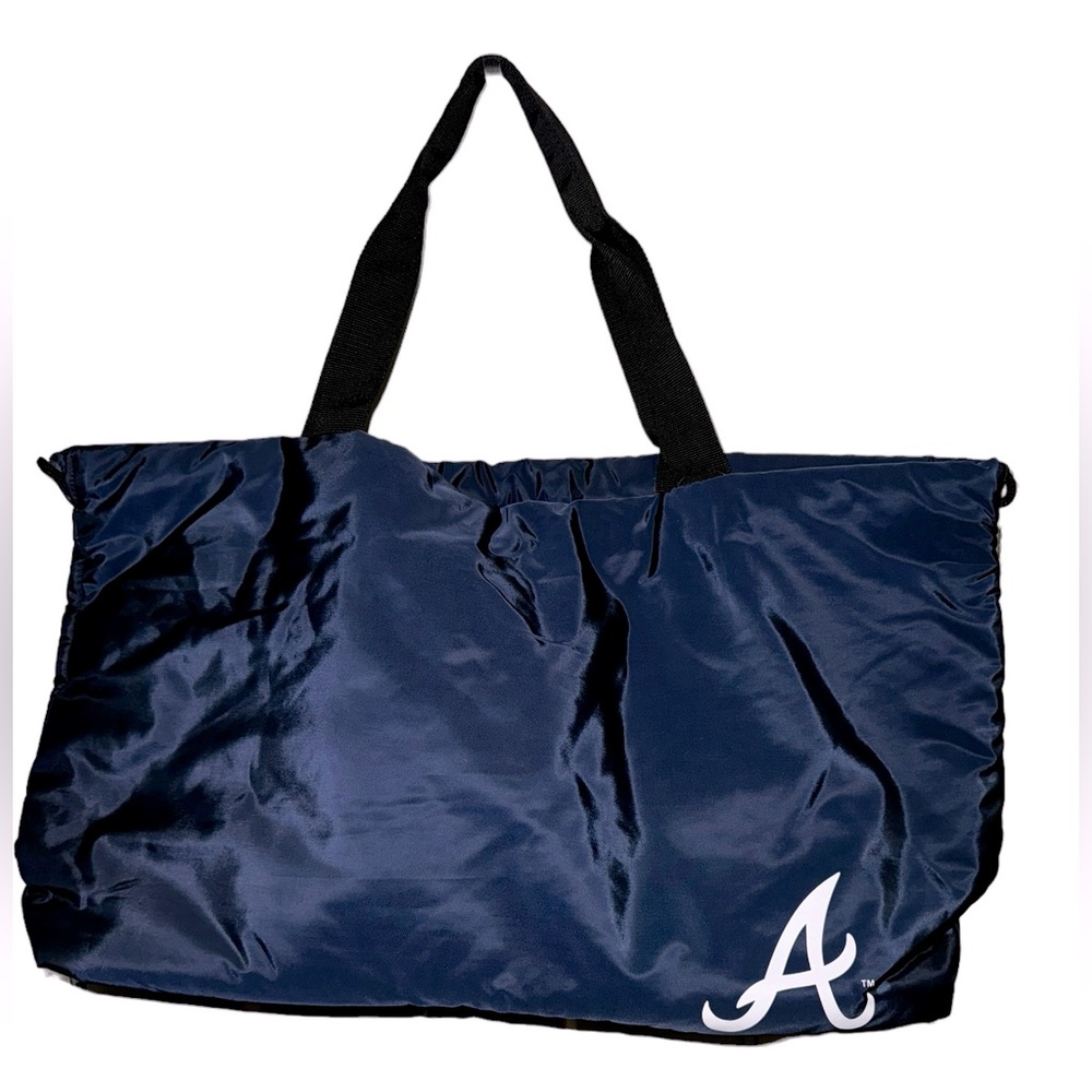 Atlanta Braves - nylon drawstring duffle bag- brand NWT- blue - 3 available
